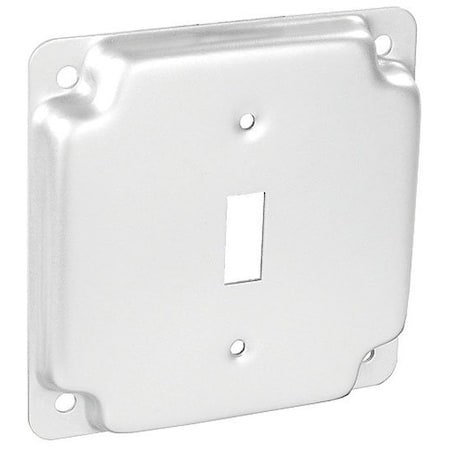 Southwire Electrical Box Cover, Square, 316 Stainless Steel, Toggle and Raised Cover G1935-SS